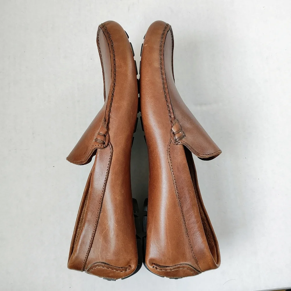 L'artigiano Sorrentino Men's Leather Slip-on Driving Moccasin Shoes Sz 44/ 11US